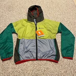 NWT Cotopaxi Teca Full Zip Windbreaker Sz XS Limeade Packable Wind Resistant